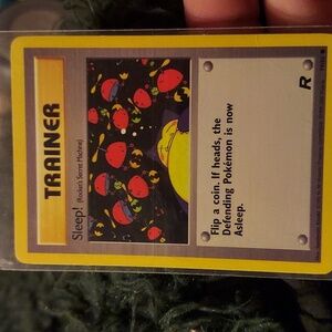 Sleep pokemon card